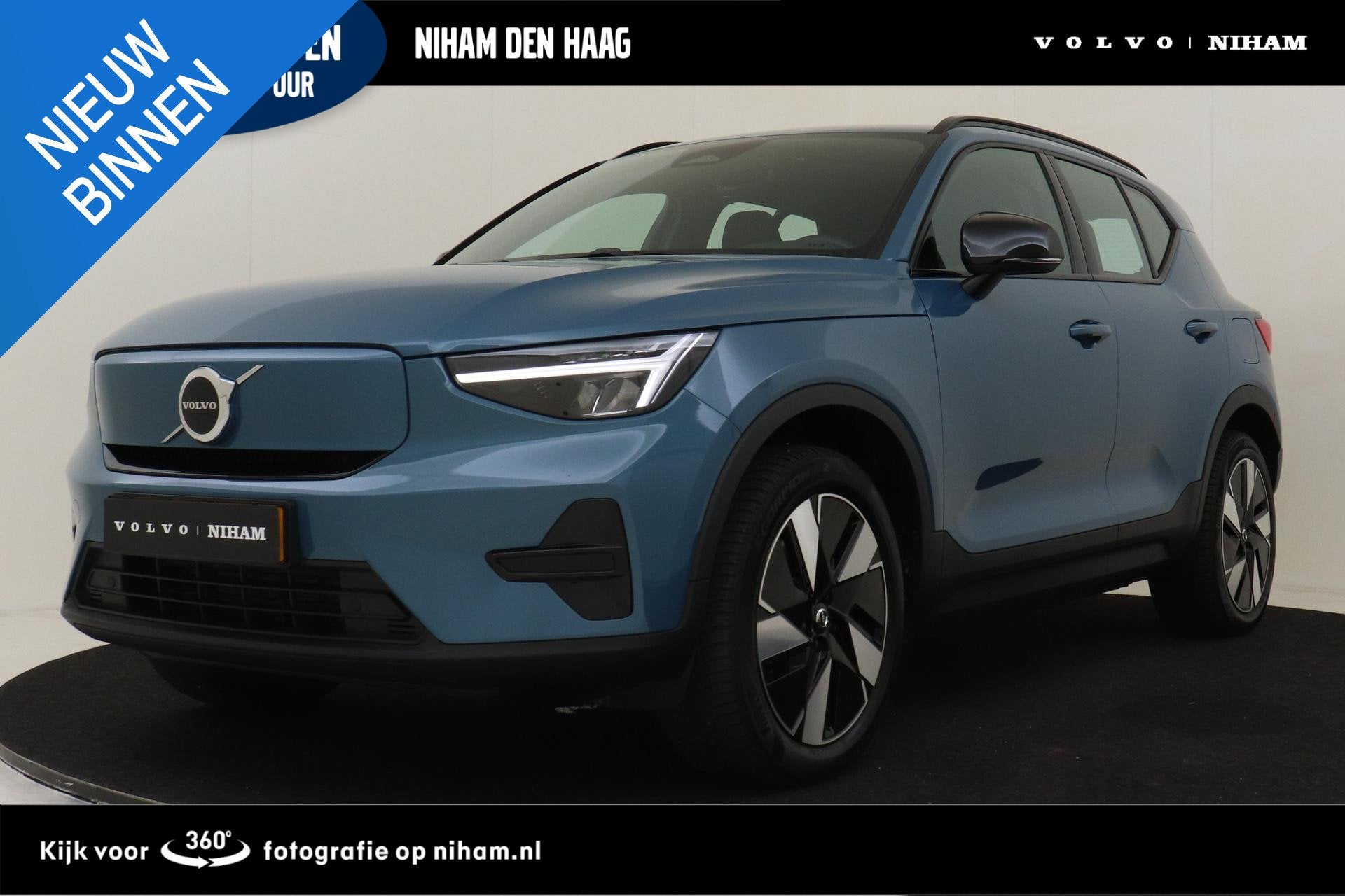 Volvo EX40 SINGLE MOTOR EXTENDED RANGE PLUS 82 kWh -CAMERA|W, Auto's, Volvo, Automaat, 12 maanden, Gebruikt, Blauw