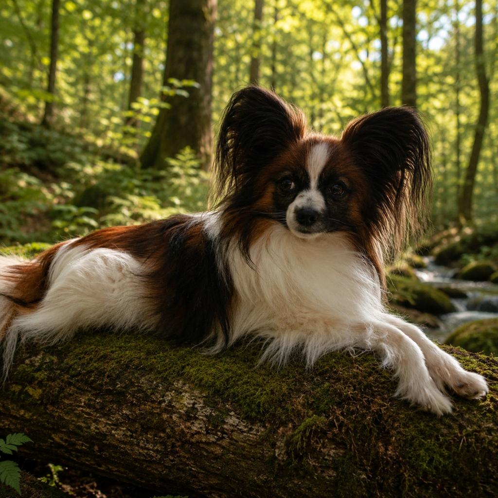 Papillon vlinderhondje met stamboom dekreu getest, Reu, CDV (hondenziekte), 1 tot 2 jaar, Meerdere