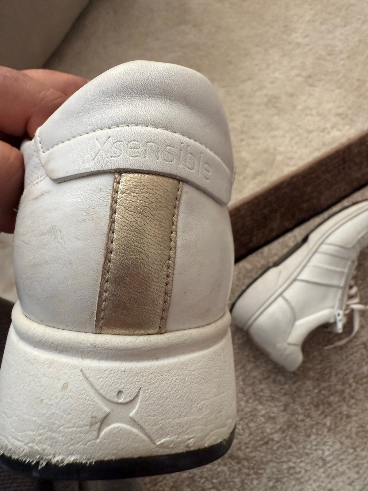 Witte Xsensible Stretchwalker sneakers, Kleding | Dames, Ophalen of Verzenden, Gedragen, Wit, Sneakers of Gympen