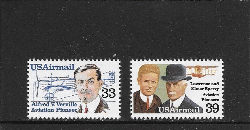 Amerika luchtvaartpioniers (1), Postzegels en Munten, Postzegels | Amerika, Ophalen of Verzenden, Postfris, Noord-Amerika