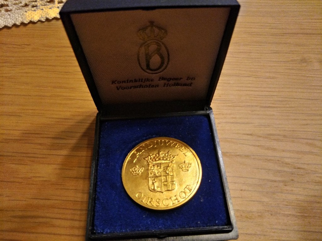 LANDJUWEEL Oirschot 1980 GOUD, Ophalen of Verzenden, Goud, Nederland