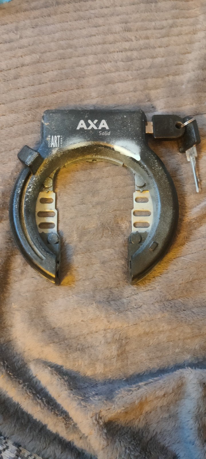 AXA fietsslot met 2 sleutels, Ophalen of Verzenden, Gebruikt, Ringslot