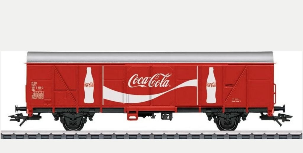Marklin H0 47366 - gesloten goederenwagen Coca-Cola in ovp, Wisselstroom, Ophalen of Verzenden, Märklin, Nieuw