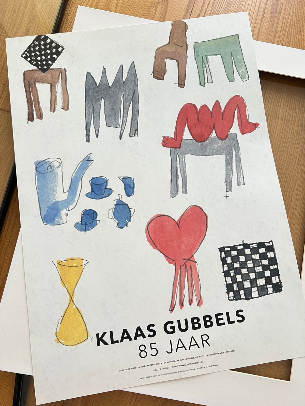 Klaas Gubbels poster affiche 2019, Rechthoekig Staand, Ophalen of Verzenden, Zo goed als nieuw, A1 t/m A3