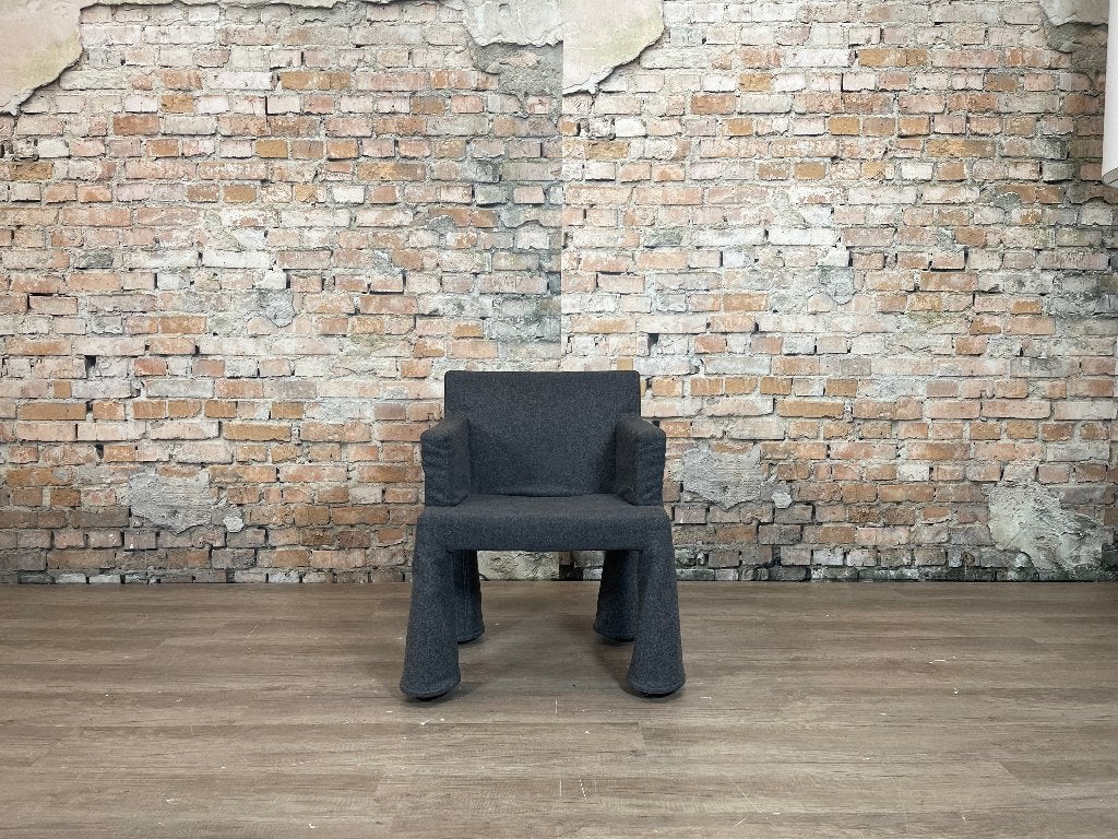 Moooi VIP Chair – Grijs stof | Marcel Wanders, Ophalen, Design, Zo goed als nieuw, Vier