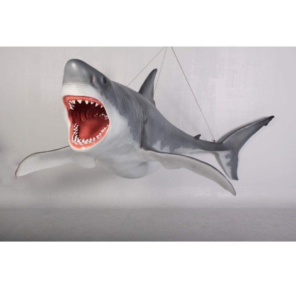 Great White Shark beeld hangend – Haai Lengte 335 cm, Ophalen, Nieuw, Overige typen