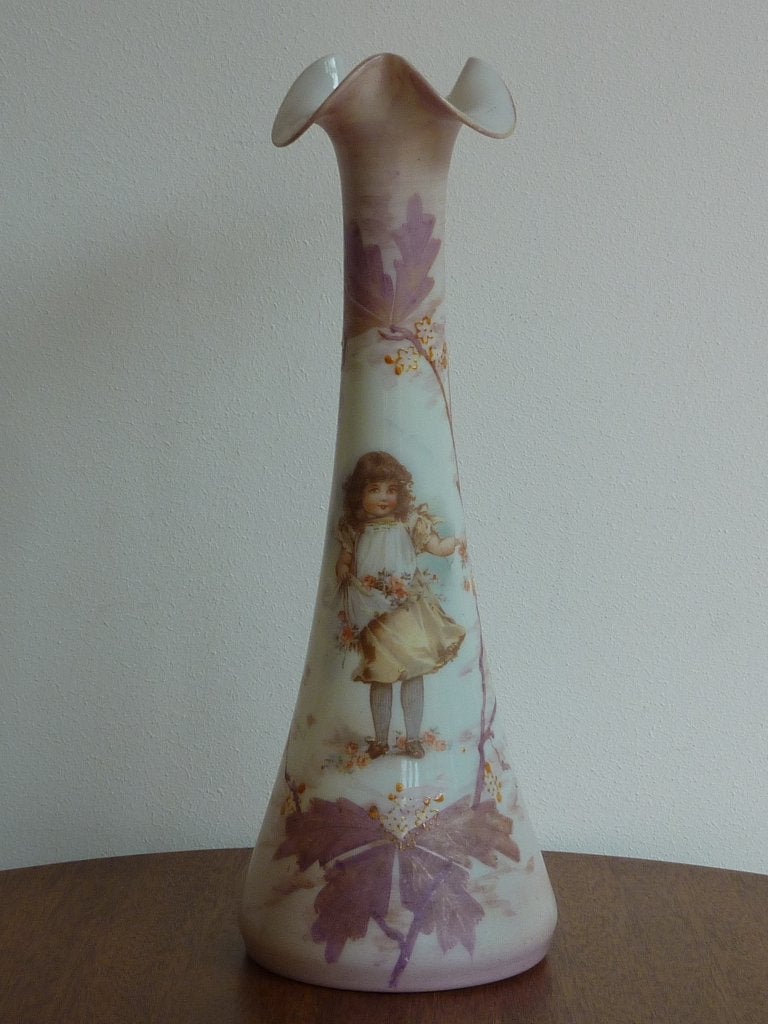 Jugendstil vaas, Art Nouveau, antieke vaas, 1910, 1920, Antiek en Kunst, Antiek | Vazen, Ophalen of Verzenden