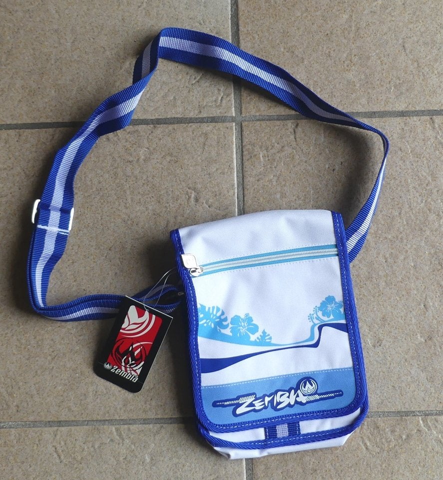 Zembla schoudertasje wit blauw tasje - NIEUW!, Ophalen of Verzenden, Nieuw, Blauw, Overige merken