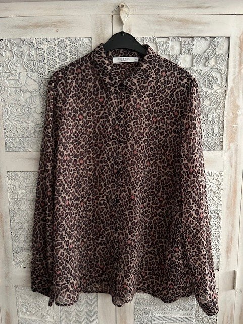 NIEUW !!! Blouse Costes Rebel roze panterprint maat XXL, Maat 46/48 (XL) of groter, Nieuw, Ophalen of Verzenden, Costes