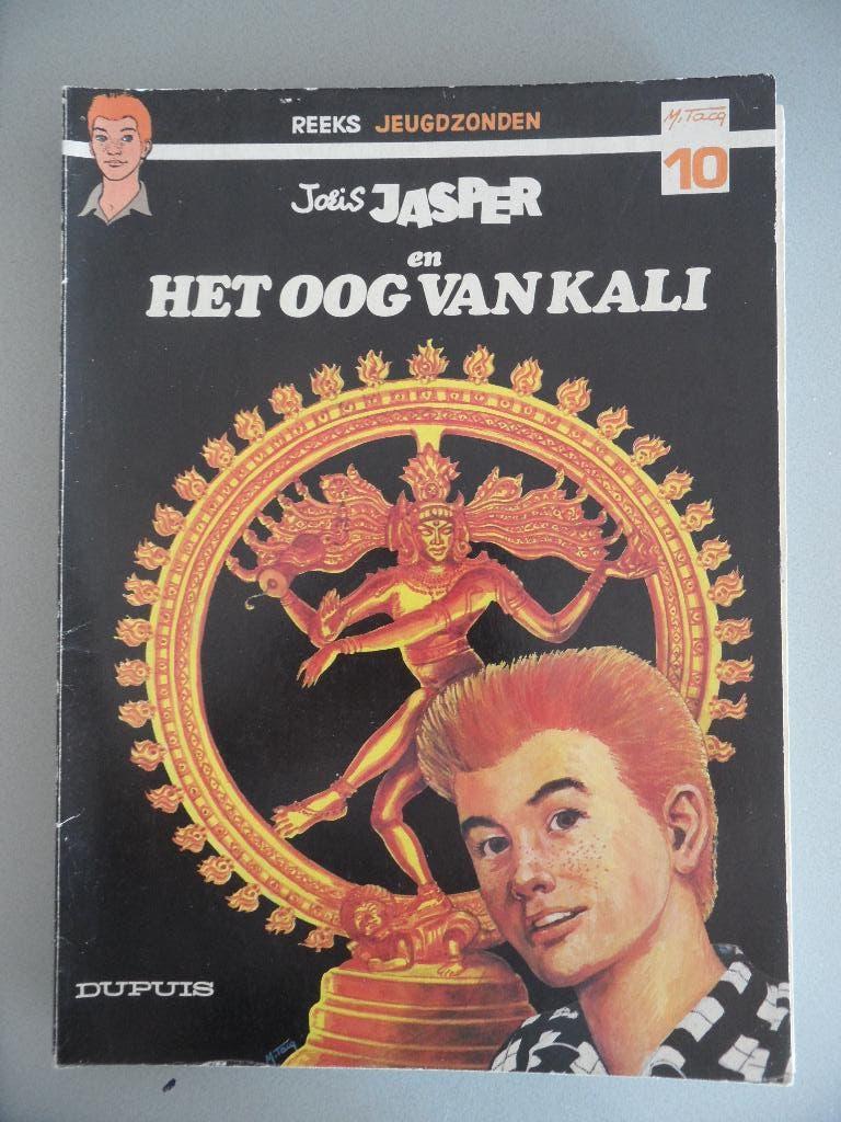Reeks Jeugdzonden. Joris Jasper en het oog van Kali. 1980, Eén stripboek, Ophalen of Verzenden, Gelezen