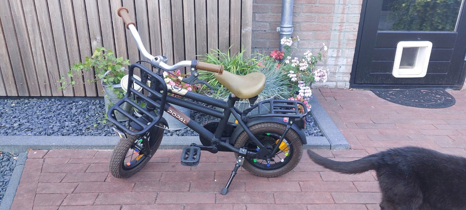 Popal kinderfiets, Ophalen, Gebruikt