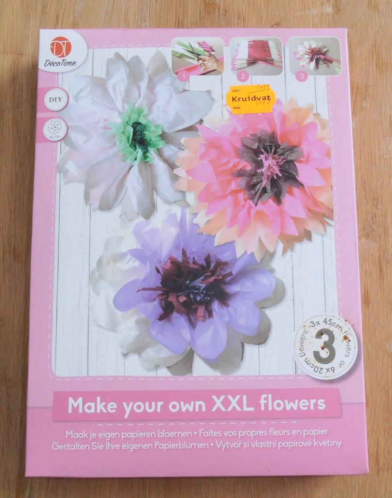 bloemen maken, Ophalen of Verzenden, Nieuw, Papier of Karton, Knutselset