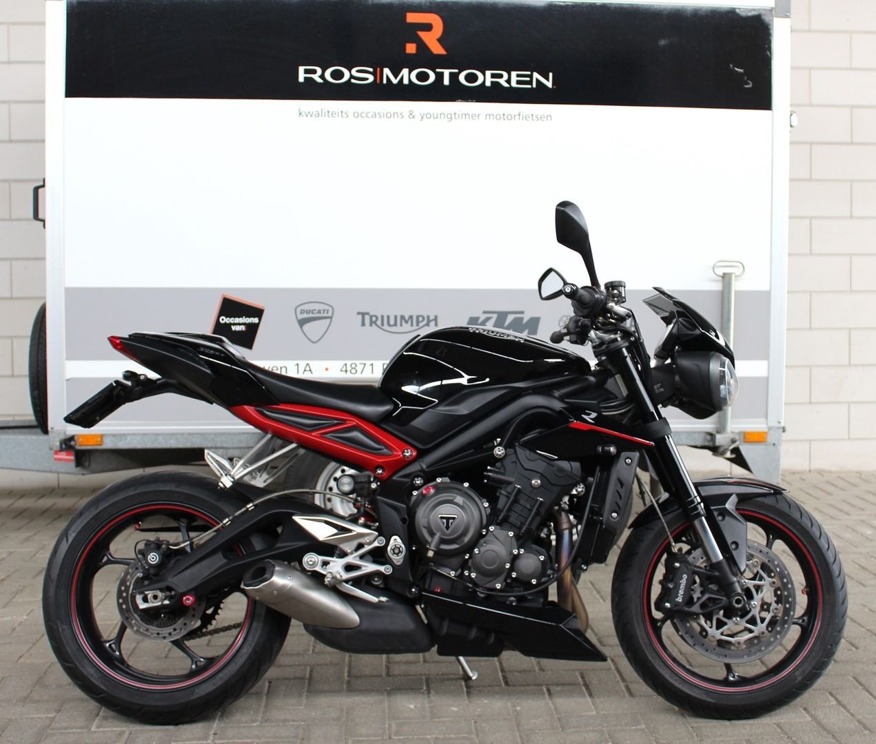 TRIUMPH STREET TRIPLE 765 R (bj 2017) - Topstaat ! -, Motorrijbewijs A, Bedrijf, Onbekend, Onbekend