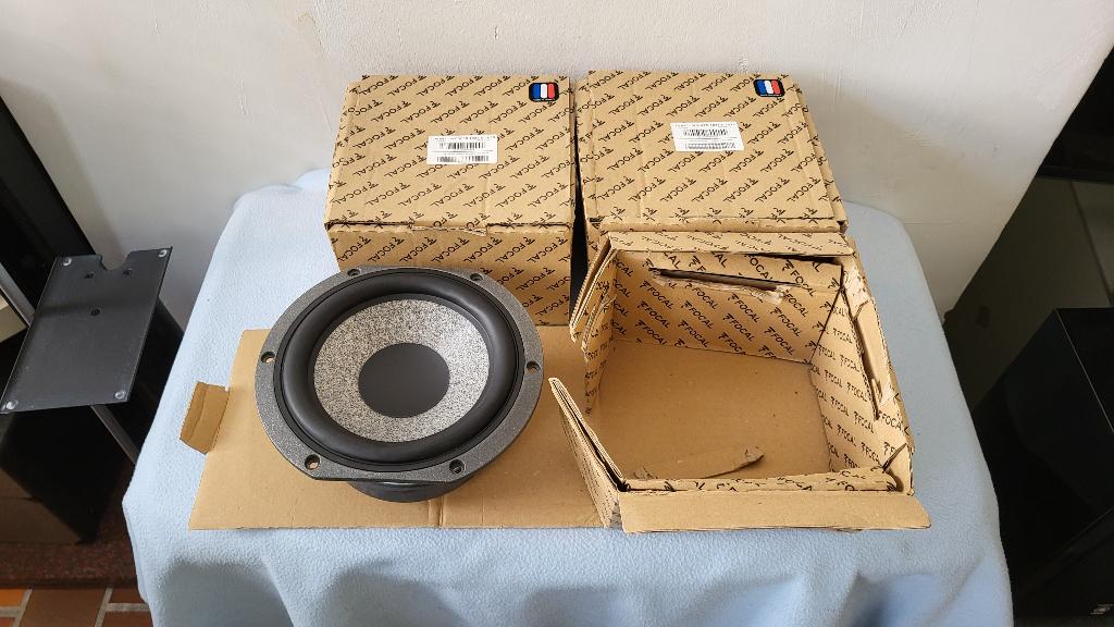 3 x Woofers FOCAL Electra - Defect Lees info, Ophalen, 120 watt of meer, Front, Rear of Stereo speakers, Overige merken