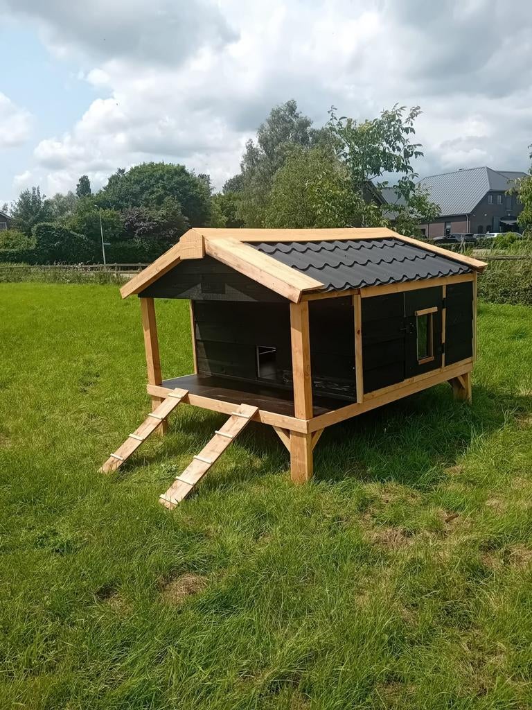 Veranda villa XXL , Douglas, Dieren en Toebehoren, Pluimvee | Toebehoren, Ophalen of Verzenden, Nieuw, Kippenhok of Kippenren