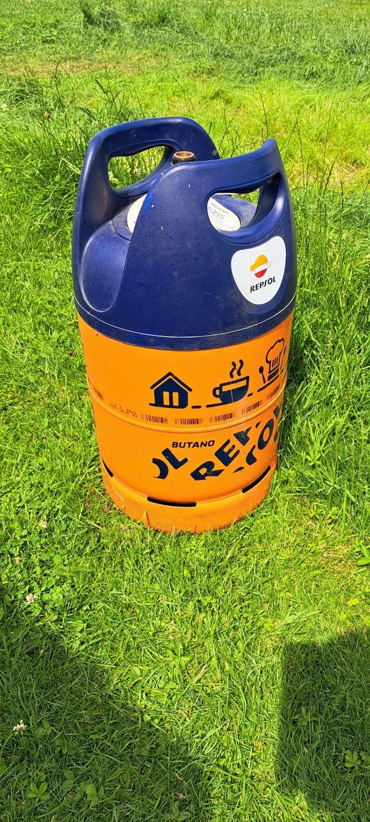 Spaanse gasfles, Ophalen