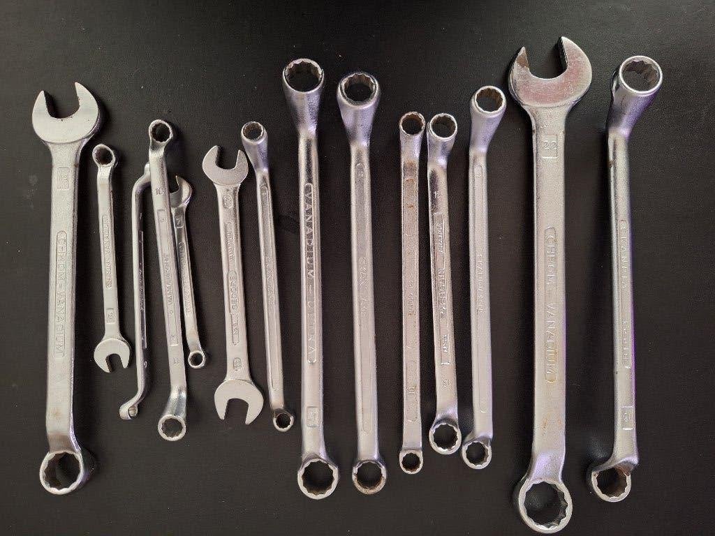 Diverse Steek Ring sleutels, Ophalen, Gebruikt, Gereedschapsset