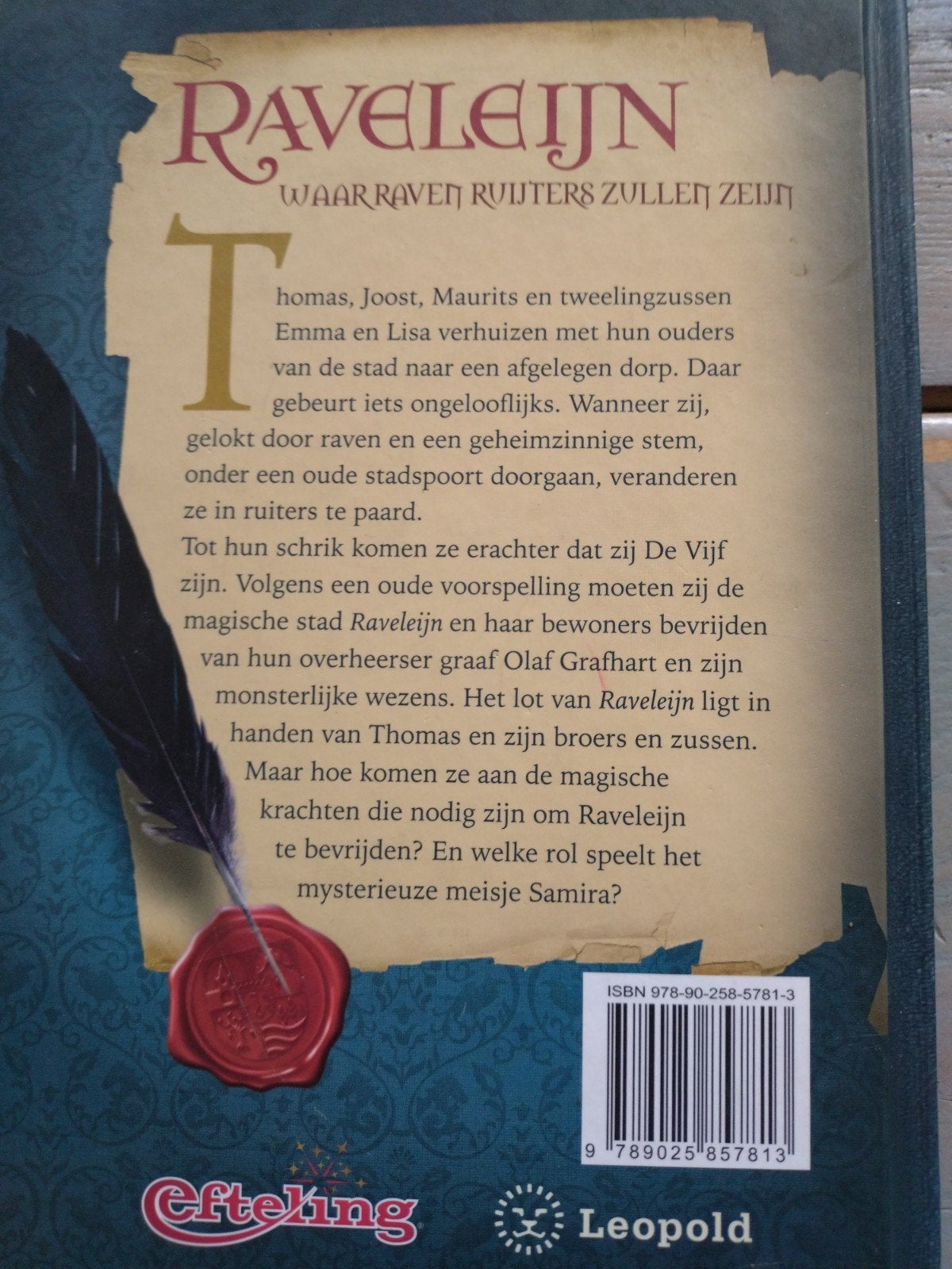 Raveleijn: Waar Ruiters Zullen Zijn - Sprookjesboek Efteling, Ophalen of Verzenden