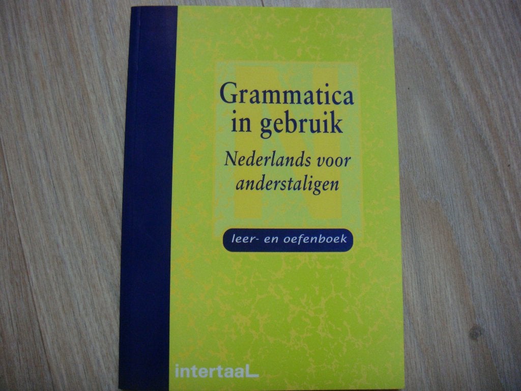 Grammatica in gebruik NT2 Intertaal ALS NIEUW!, Boeken, Ophalen of Verzenden, Zo goed als nieuw, Non-fictie