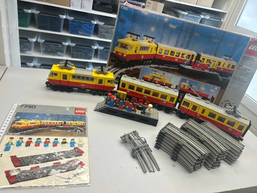 SB2971 Lego trein 7740 12v in perfecte staat, Ophalen of Verzenden, Gebruikt