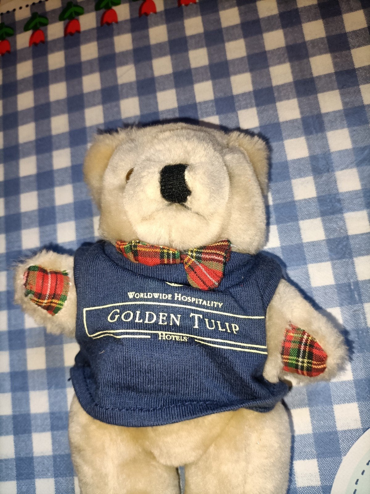Golden Tulip Hotels beer knuffel 20 cm groot, Ophalen of Verzenden, Zo goed als nieuw, Beer