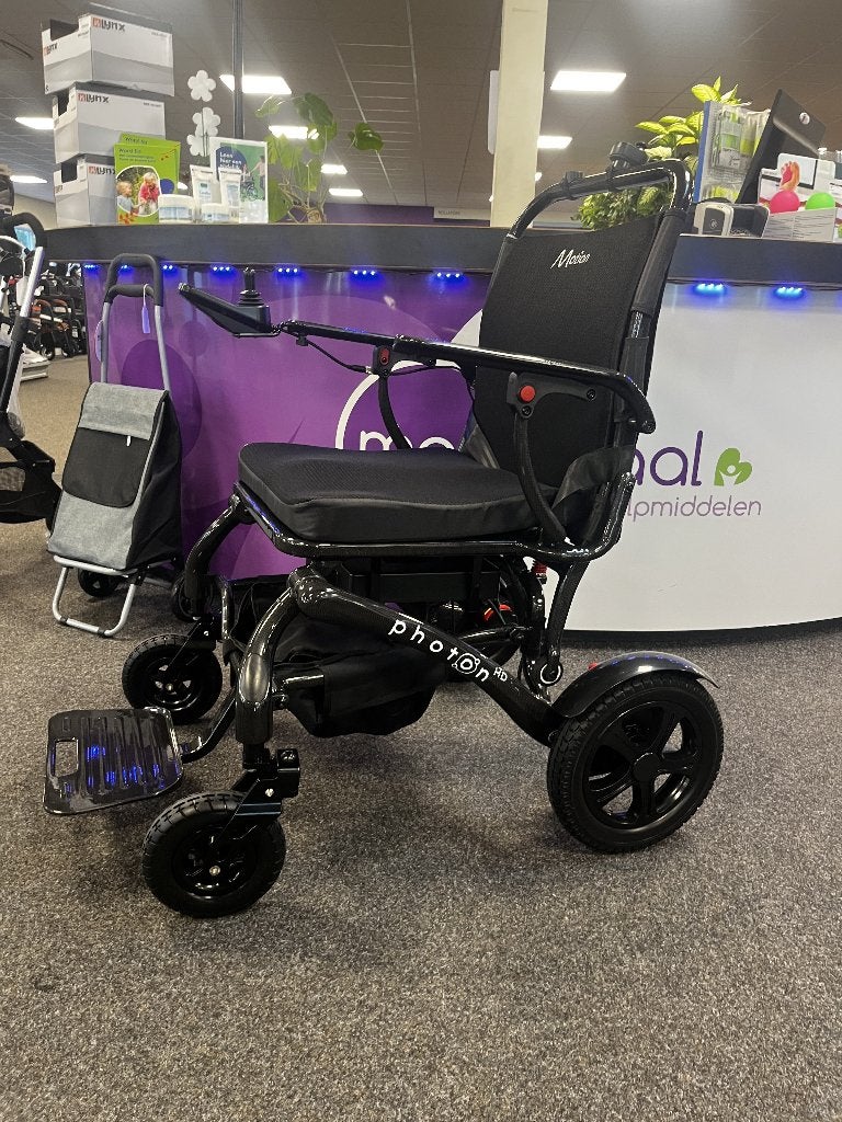 Photon HD | Carbon Elektrische Rolstoel | Tot 200 kg, Ophalen, Nieuw, Motion Healthcare, Inklapbaar
