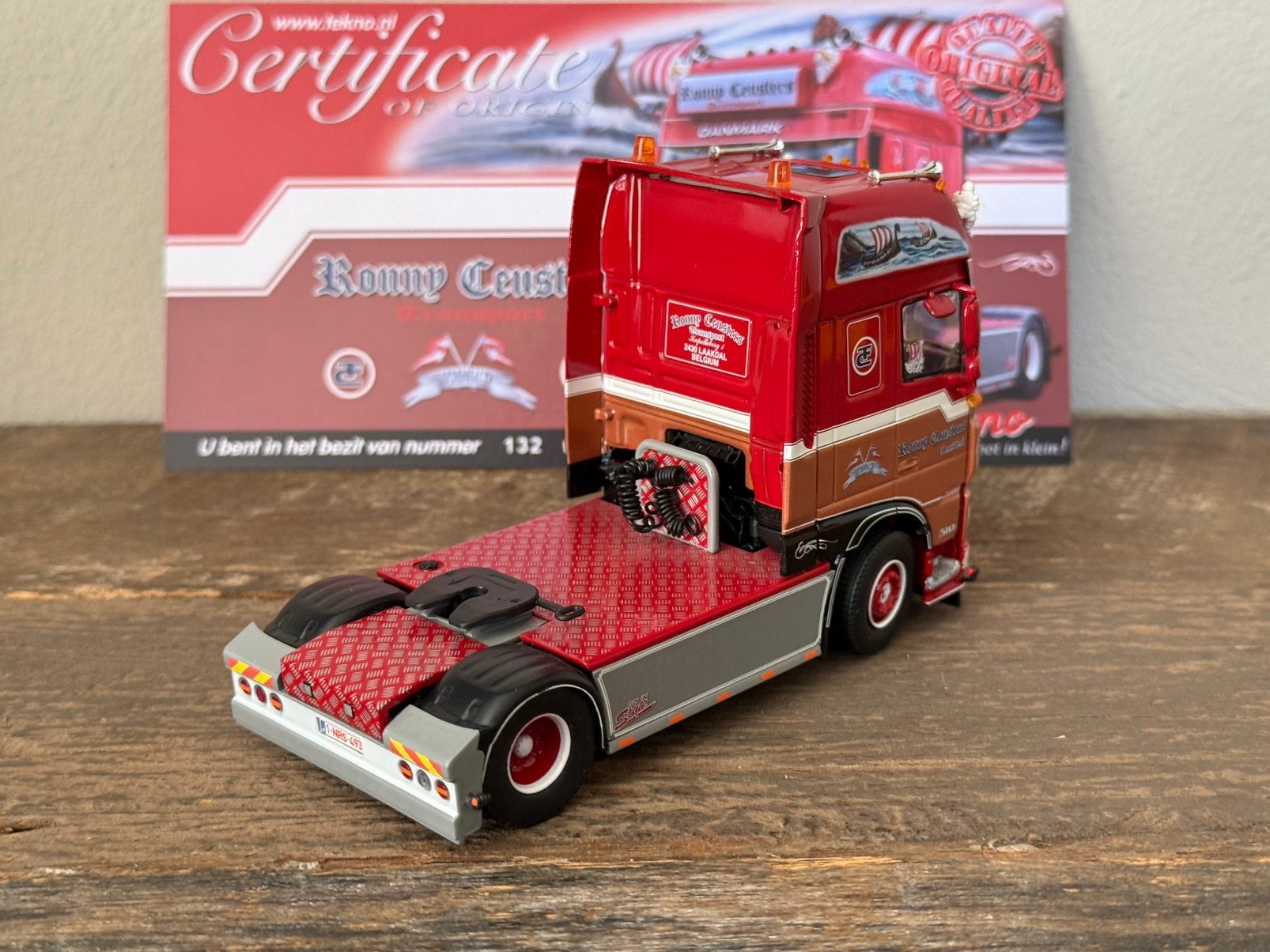 Tekno - DAF XF Super space cab Ronny Ceusters, Ophalen of Verzenden, Zo goed als nieuw, Bus of Vrachtwagen, Tekno