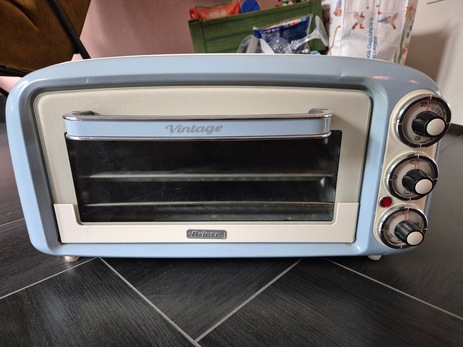 Ariete Vintage Mini-oven - Compact en Stijlvol, Minder dan 45 cm, Minder dan 45 cm, Ophalen of Verzenden, Vrijstaand