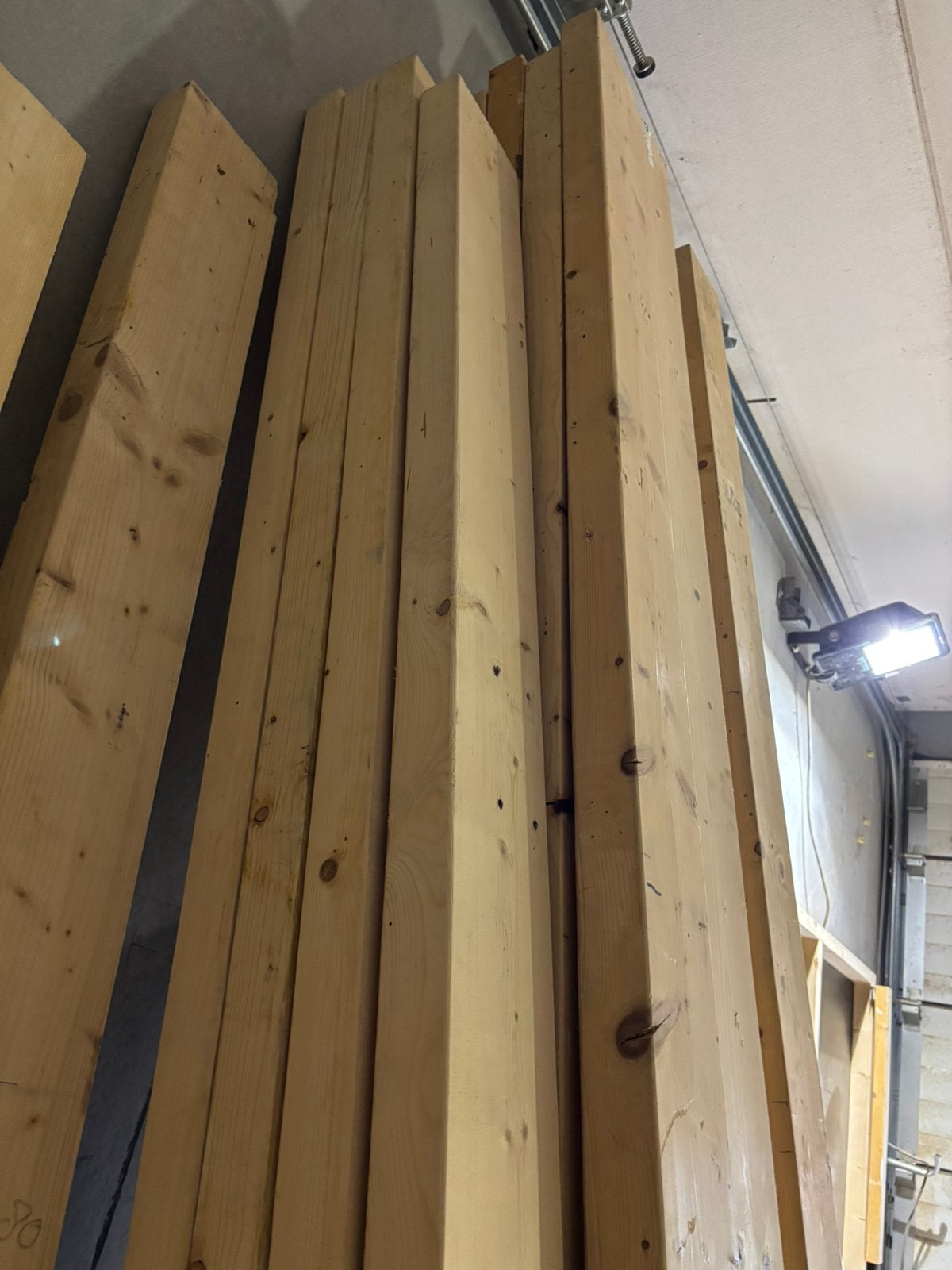 vuren balken maat 59 x 156 diverse maten zie hieronder, Doe-het-zelf en Verbouw, Hout en Planken, Ophalen, Gebruikt, Vuren, Balk