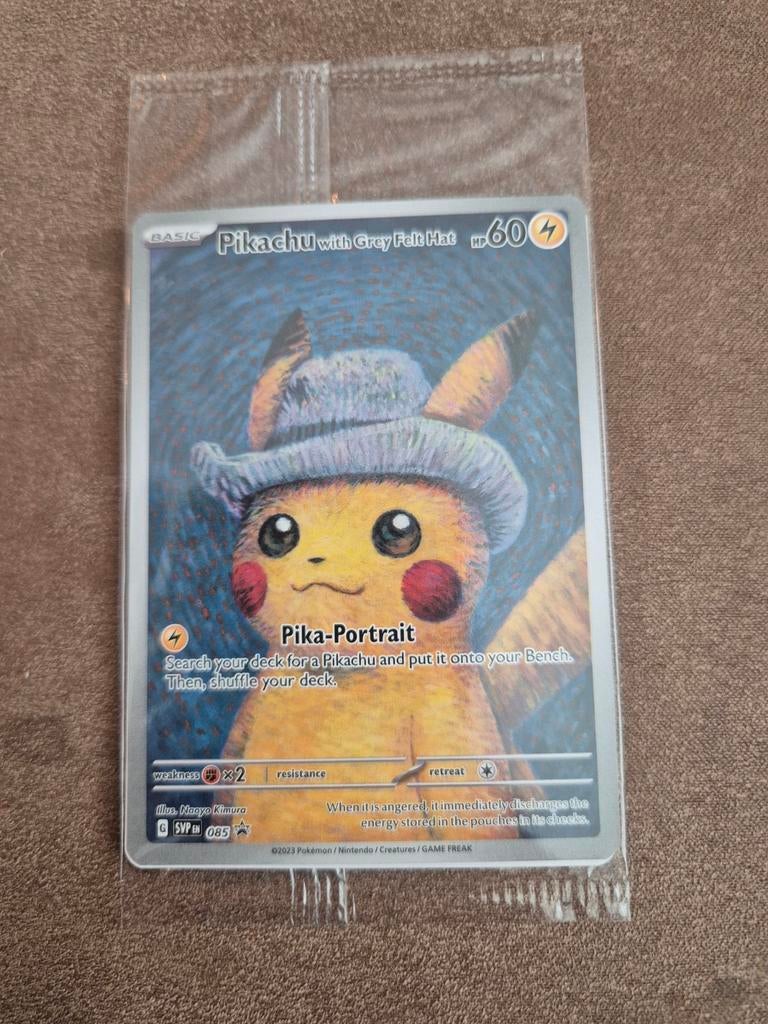 Pikachu van Gogh Pokémon Kaart, Hobby en Vrije tijd, Verzamelkaartspellen | Pokémon, Ophalen, Nieuw, Losse kaart