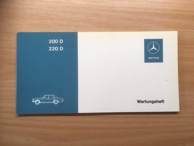 Mercedes-Benz Wartungsheft 200 D / 220 D (1971) NOS-Nieuw, Ophalen of Verzenden