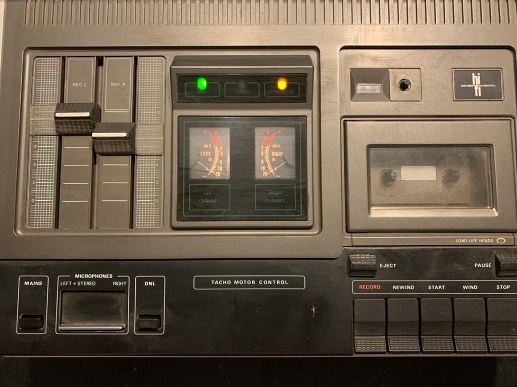 Philips N2515 HIFI Cassettedeck - Vintage reparatie item, Audio, Tv en Foto, Cassettedecks, Enkel, Philips, Tape counter, Ophalen of Verzenden