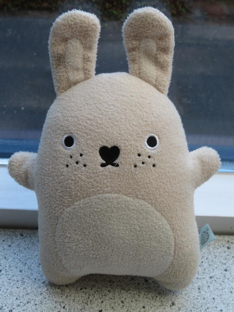 Konijn Noodoll Riceball Rabbit zacht badstof, Ophalen of Verzenden, Zo goed als nieuw, Konijn
