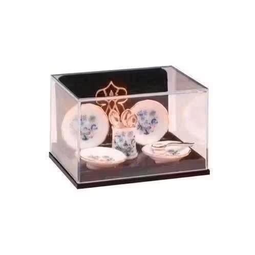Reutter miniaturen soep bowl set bleu Onion gold, Ophalen of Verzenden, Nieuw, Poppenhuis