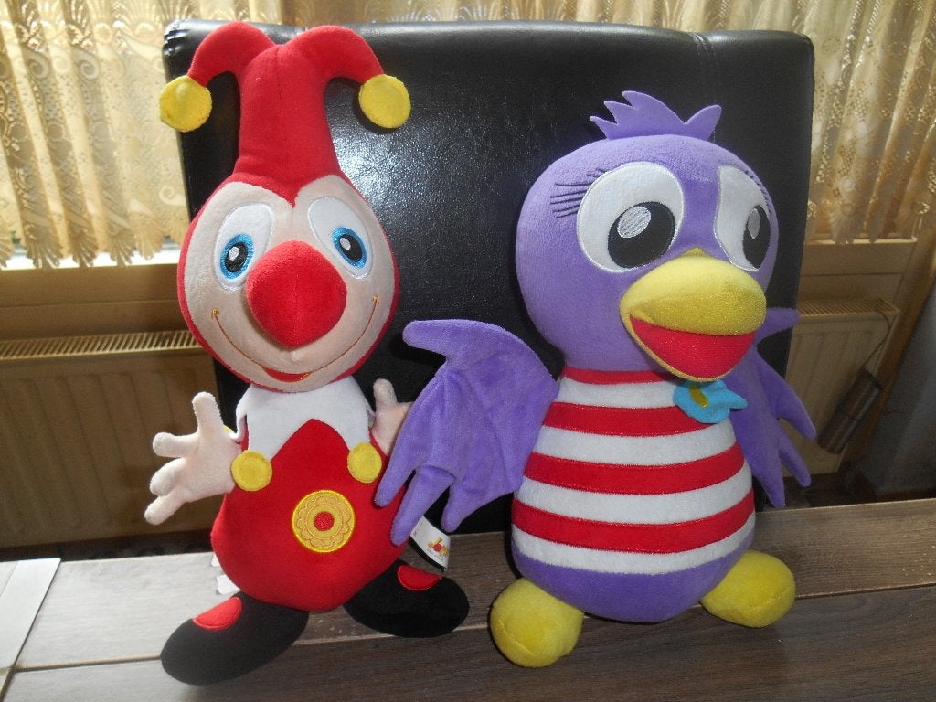 Efteling Jokie en Jet knuffels, Ophalen of Verzenden, Gebruikt, Overige typen