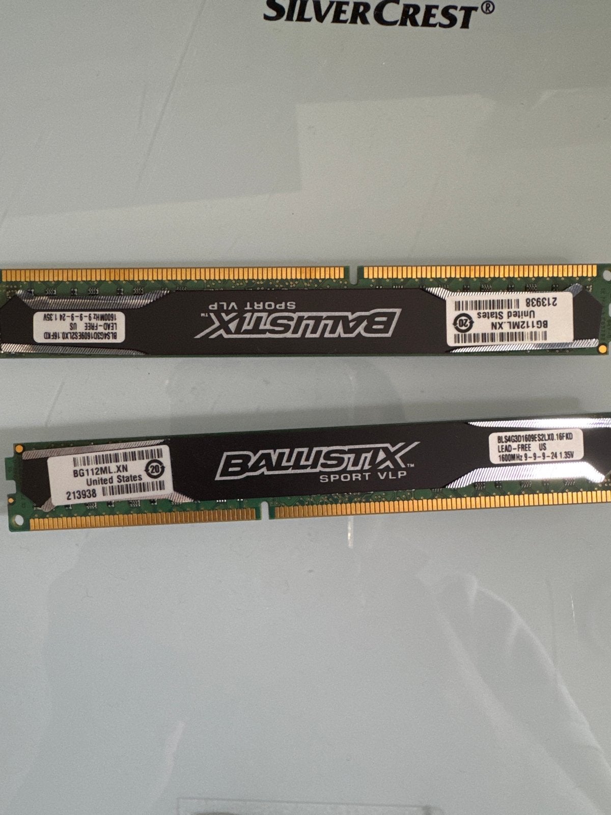 Crucial Ballistix Sport VLP 4GB DDR3L-1600 RAM, Computers en Software, RAM geheugen, Gebruikt, Server, DDR3, Ophalen of Verzenden