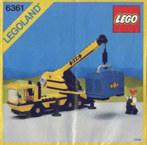 Lego Instructie Boekje Set Nummer 6361-1, Gebruikt, Overige thema's, Lego, Overige typen