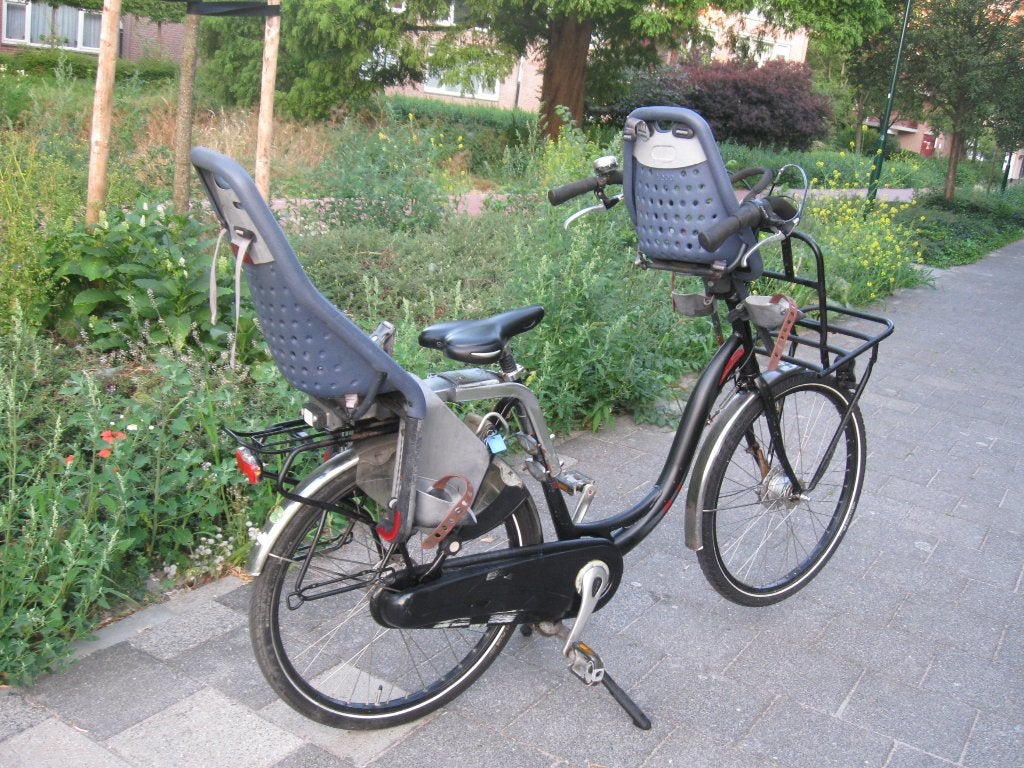 moederfiets, Ophalen, 2 zitjes, Gebruikt, 50 tot 53 cm