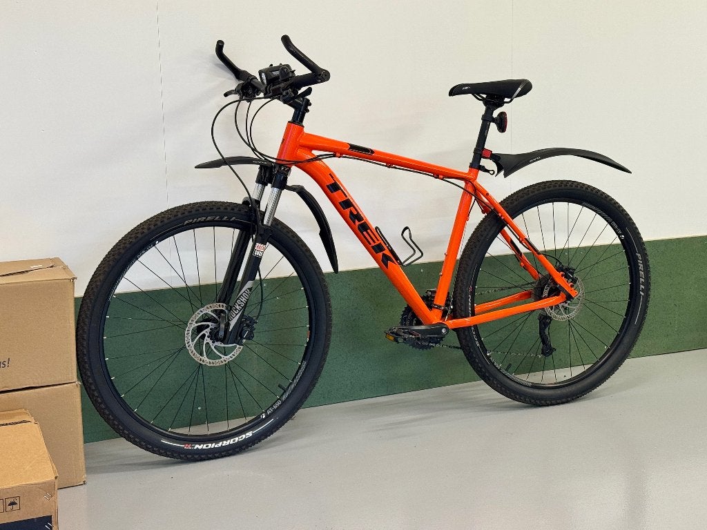 Trek Marlin 7 29” mountainbike – 21,5” – RockShox – 3x9, Fietsen en Brommers, Fietsen | Mountainbikes en ATB, Ophalen, Gebruikt