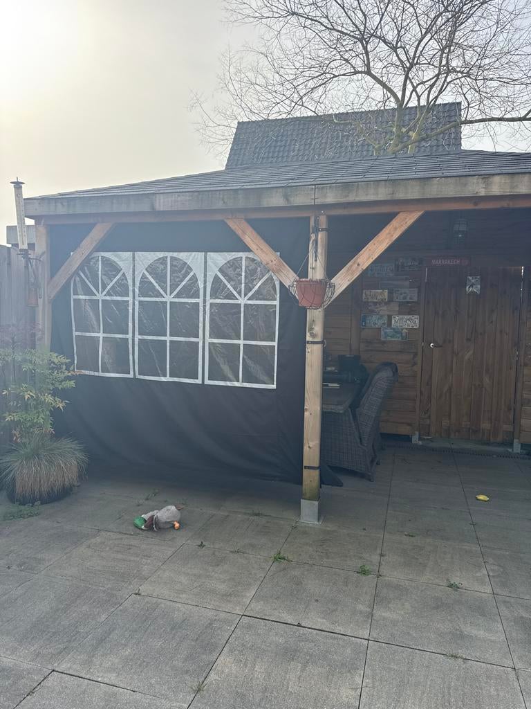 Houten overkapping 5x3 meter douglashout, Ophalen of Verzenden, Gebruikt