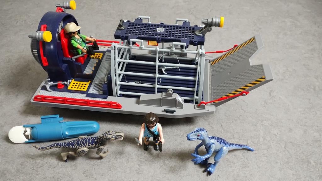 Playmobil City Action wildlife boot - set 9362, Ophalen of Verzenden, Zo goed als nieuw, Complete set