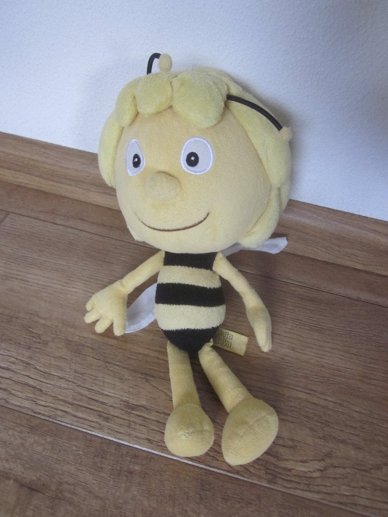 Studio 100 Maya Maja de bij geel-zwarte pluche knuffel, Overige merken, Overige karakters, Overige typen, Ophalen of Verzenden