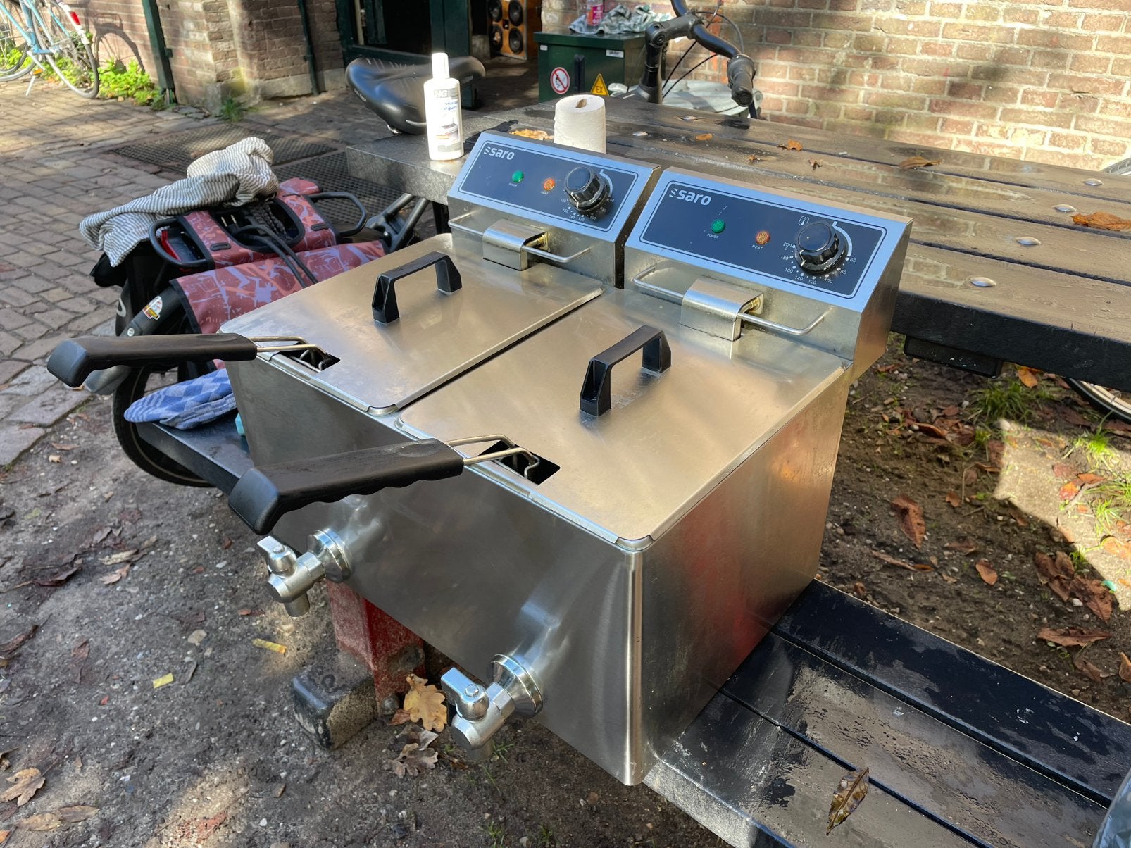 SARO horeca friteuse, 4 liter of meer, Ophalen, Zo goed als nieuw