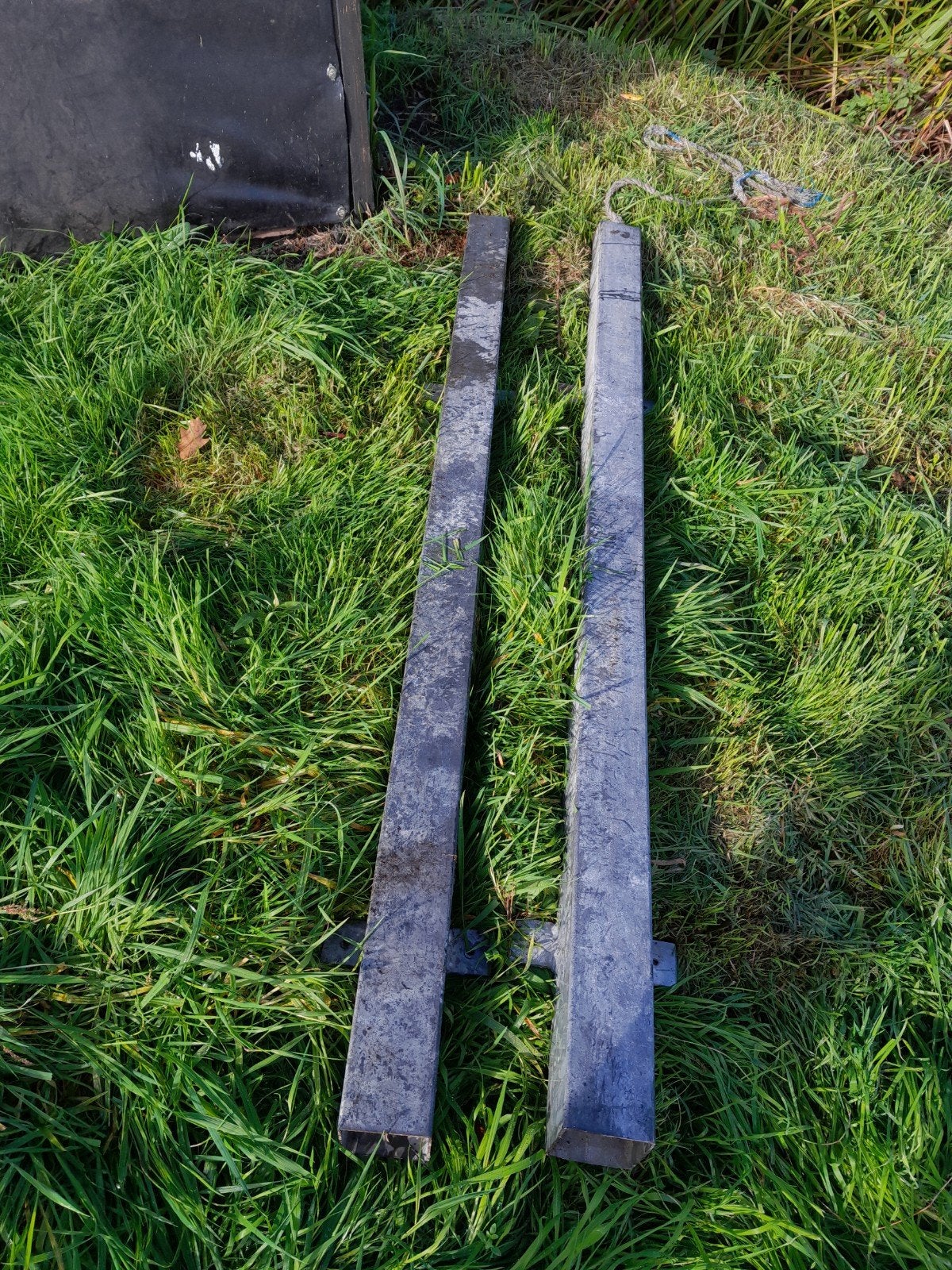 stalen kokers 10x10, Ophalen