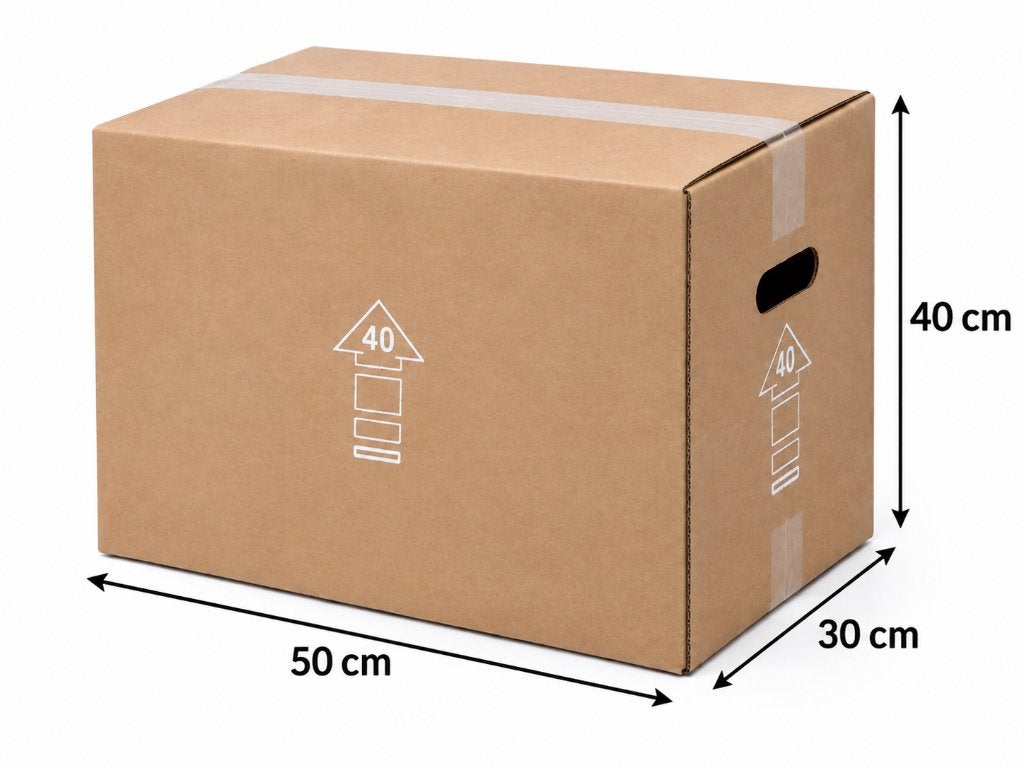 Nieuwe stevige verhuisdozen 50x30x40 cm – vanaf €1,49 p/st, Ophalen, Overige materialen, Minder dan 50 cm, 50 tot 100 cm