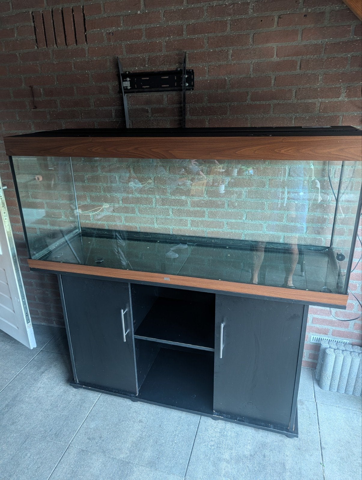 aquarium juwel rio 450, Ophalen, Leeg aquarium
