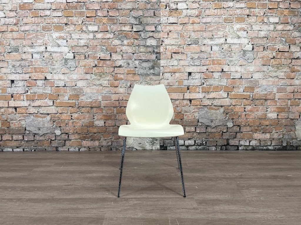 Kartell Maui – Wit kunststof | Vico Magistretti, Huis en Inrichting, Stoelen, Ophalen, Wit, Design, Zo goed als nieuw