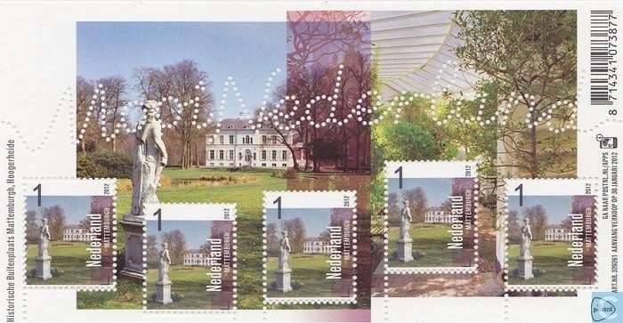 Nederland NVPH nr 2900 postfris Mooi NL Mattemburgh 2012, Postzegels en Munten, Postzegels | Nederland, Ophalen of Verzenden, Na 1940