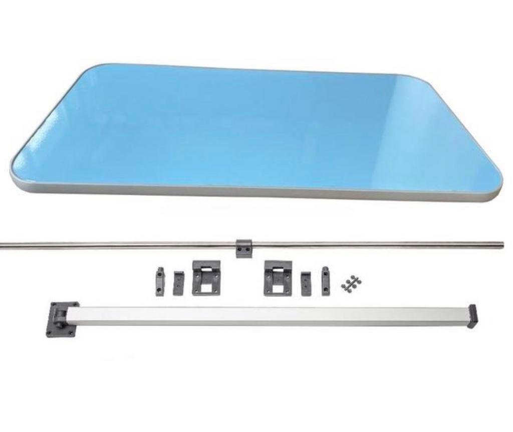 Blauwe glittertafel tafel + inklapbare poten Caravan Camper, Caravans en Kamperen, Camper-accessoires, Nieuw, Ophalen of Verzenden