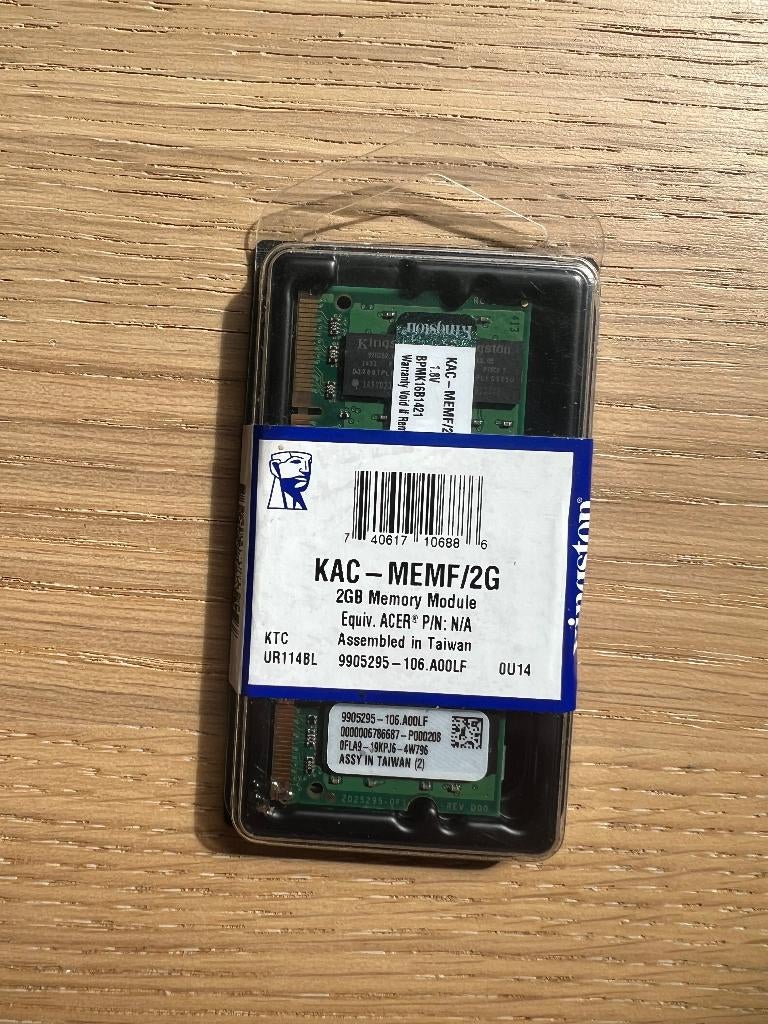 Kingston 2GB RAM geheugen module – werkend, Ophalen, -, DDR3, Zo goed als nieuw